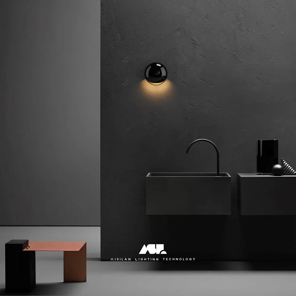 Aisilan LED Wall Lamp Garden Outdoor Waterproof IP67 Indoor Modern 7W Wall Lighting for Bedroom Nightstand Stair Entrance