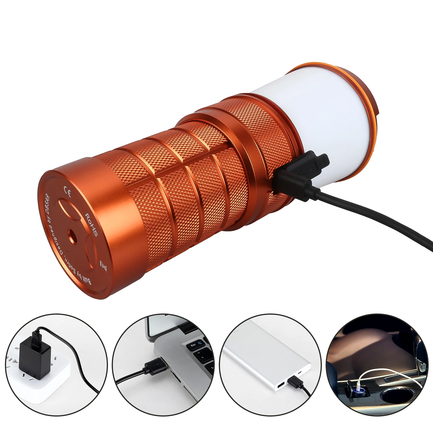 Sofirn Anduril 2.0 LT1 USB C Rechargeable Lantern Camping Light 8* LH351D Flashlight Outdoor Torch