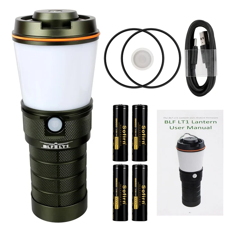 Sofirn Anduril 2.0 LT1 USB C Rechargeable Lantern Camping Light 8* LH351D Flashlight Outdoor Torch