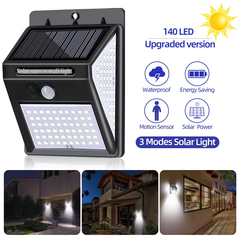 NEW Multifunctional Solar Lamp Outdoor Decoration Solar Light IP65 Waterproof Sunlight Powered Spotlight with Motion Sensor