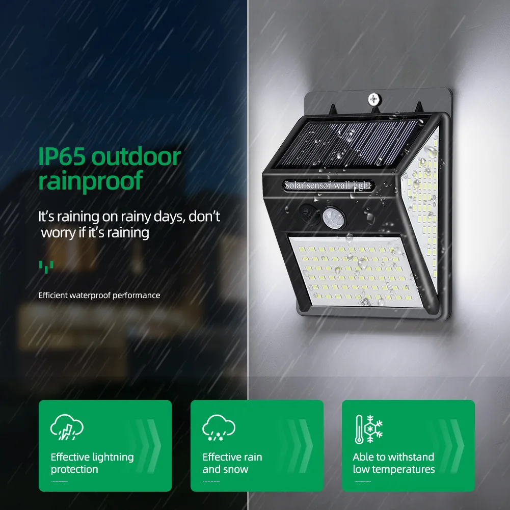 NEW Multifunctional Solar Lamp Outdoor Decoration Solar Light IP65 Waterproof Sunlight Powered Spotlight with Motion Sensor