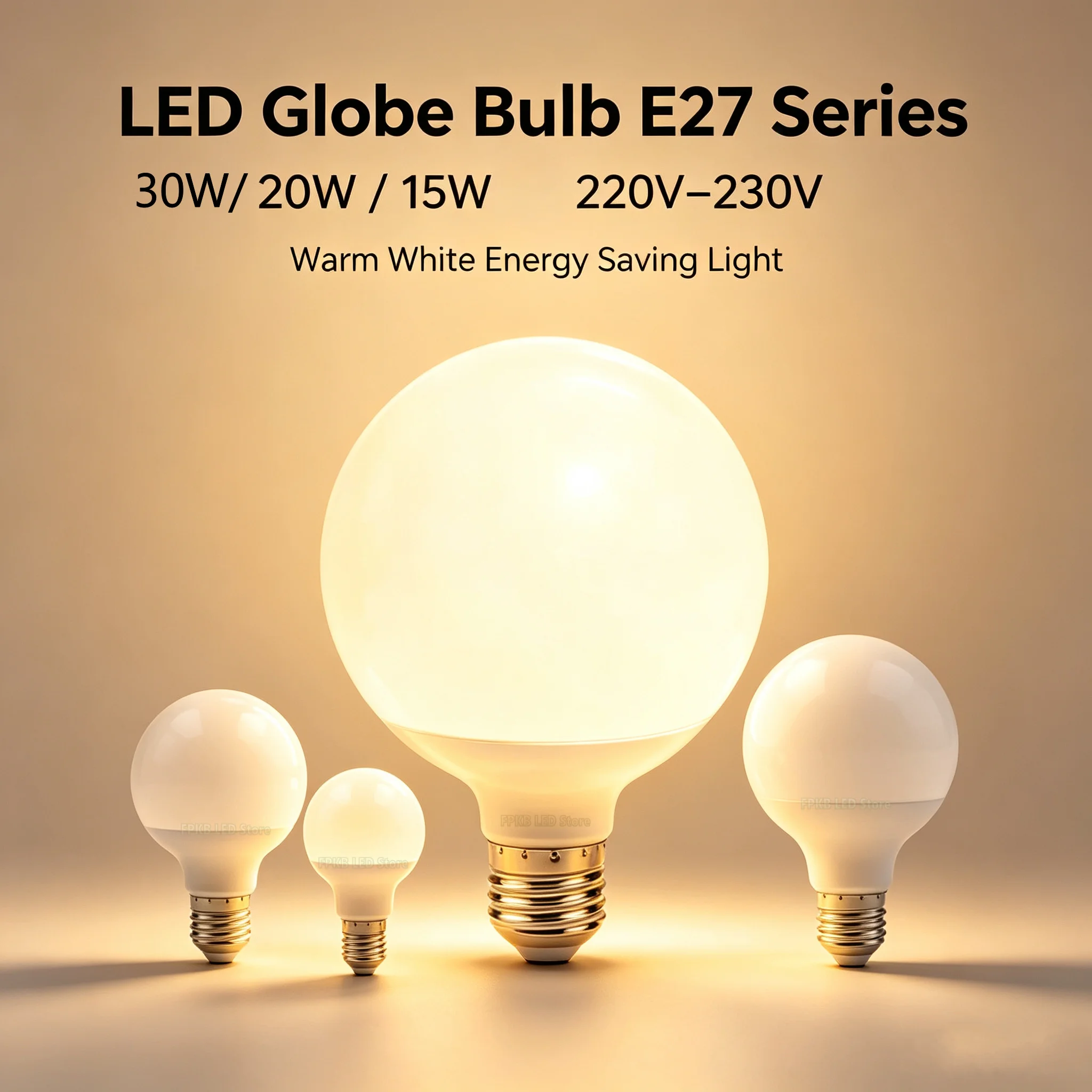 LED Bulbs E27 30W 20W 15W 7W 220V 230V G80 G95 G120 Energy Saving Global Light Lampada Ampoule LED Light Bulb LED Lamp