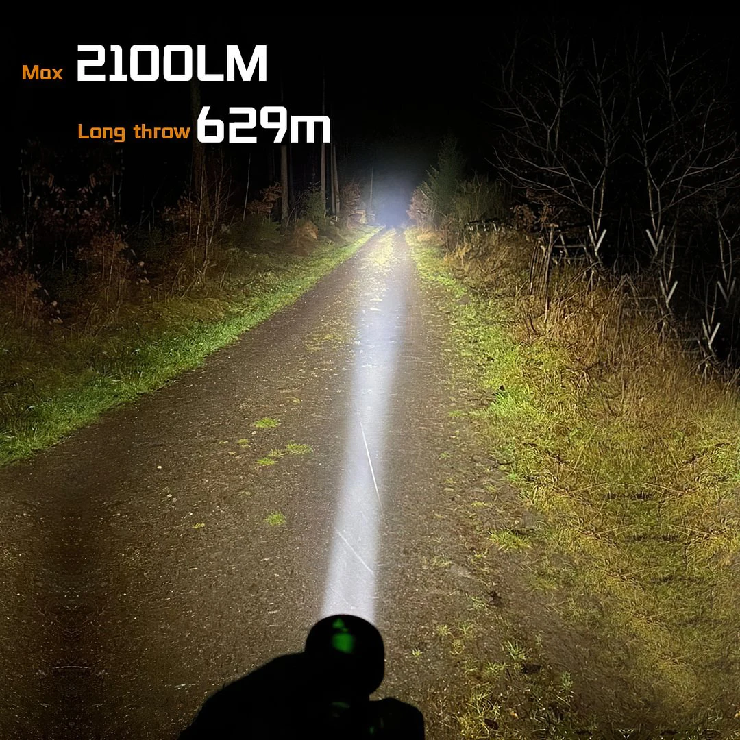 Sofirn IF22A Rechargeable Spotlight Flashlight Powerful SFT40 LED Max 2100lm Long Beam Distance Light with Power Bank Function