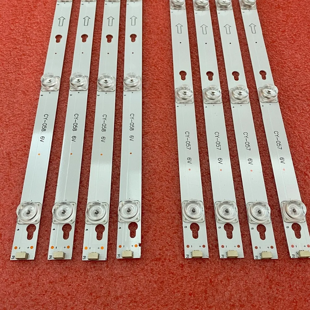 LED Backlight Strip(8)For Thomson 55UC6306 55UC6316 55UC6426 55UC6326 55UC6406 TOT 55D2900