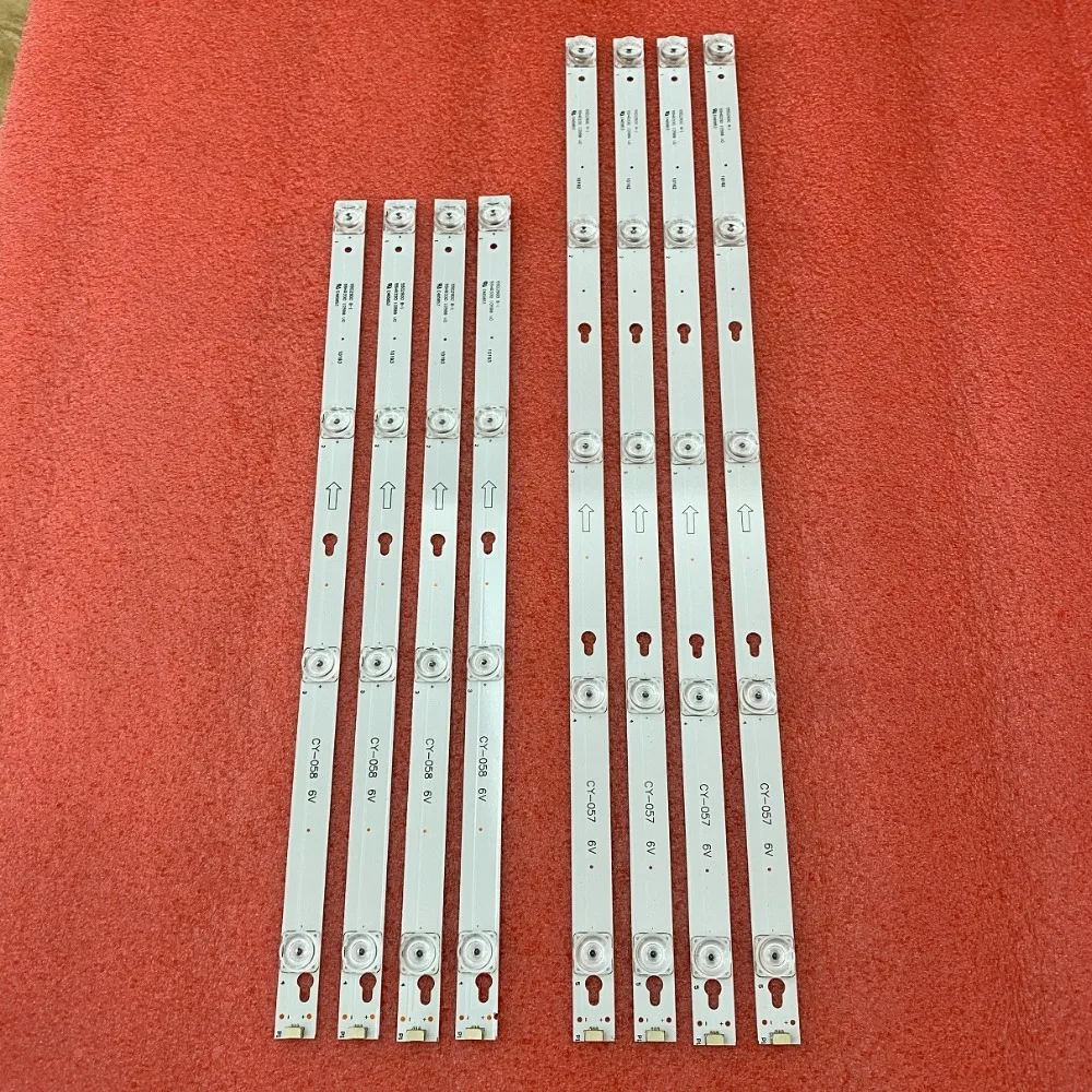 LED Backlight Strip(8)For Thomson 55UC6306 55UC6316 55UC6426 55UC6326 55UC6406 TOT 55D2900