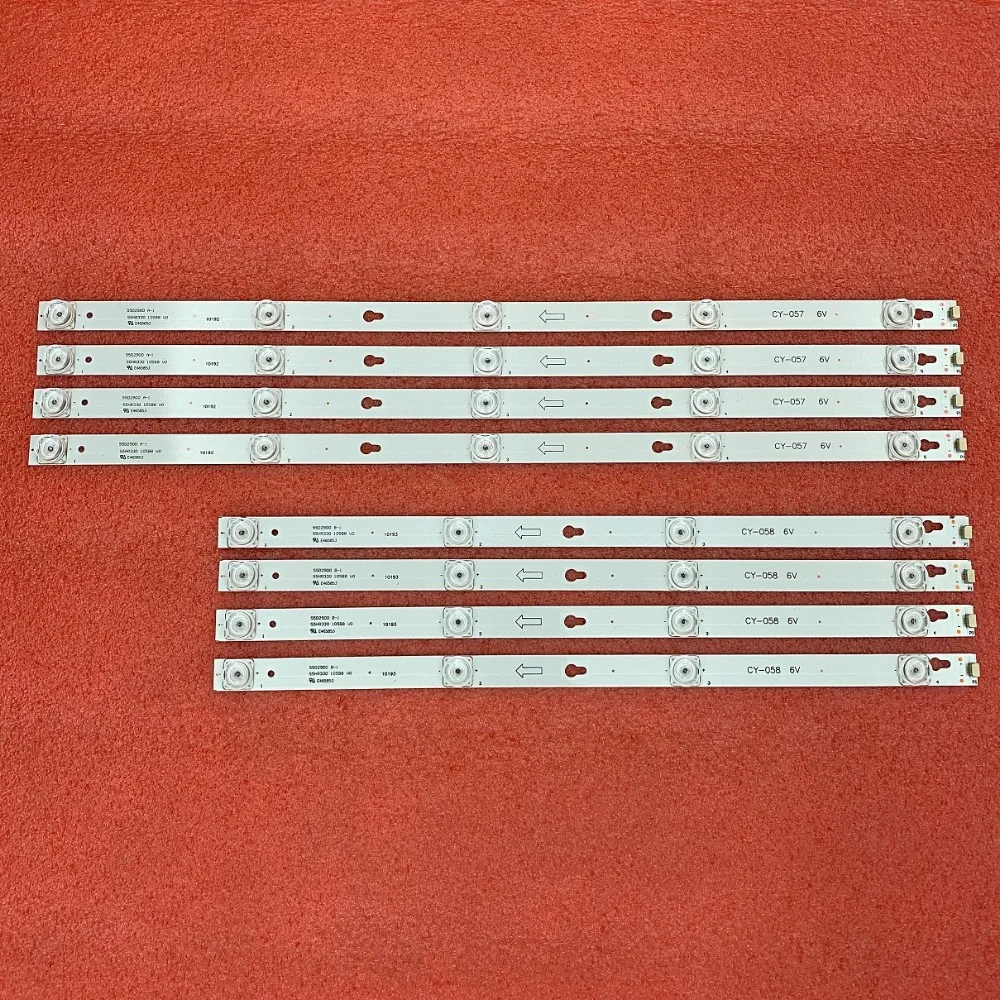 LED Backlight Strip(8)For Thomson 55UC6306 55UC6316 55UC6426 55UC6326 55UC6406 TOT 55D2900
