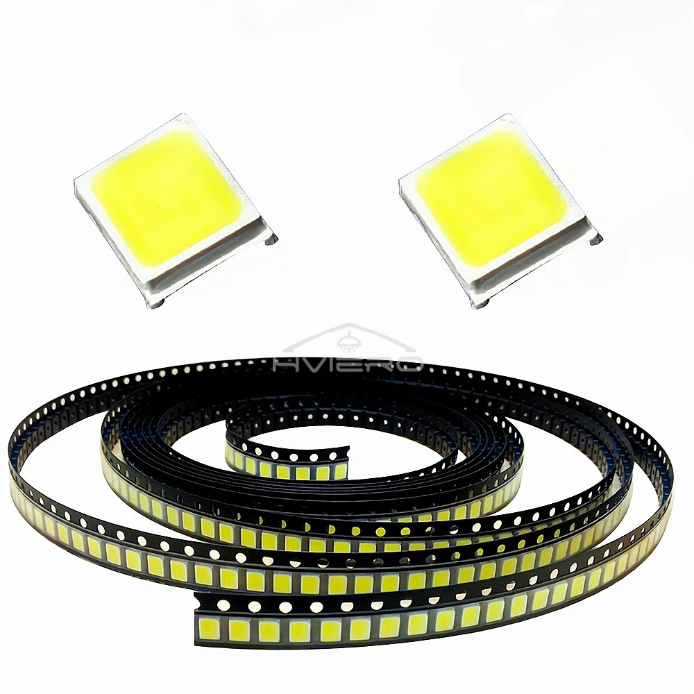 100Pcs 3.3V 2835 5730 3020 Bright Chips SMD LED Red Yellow White Blues RGB Purple Pink Light Emitting Diodes Lighting Atmosphere