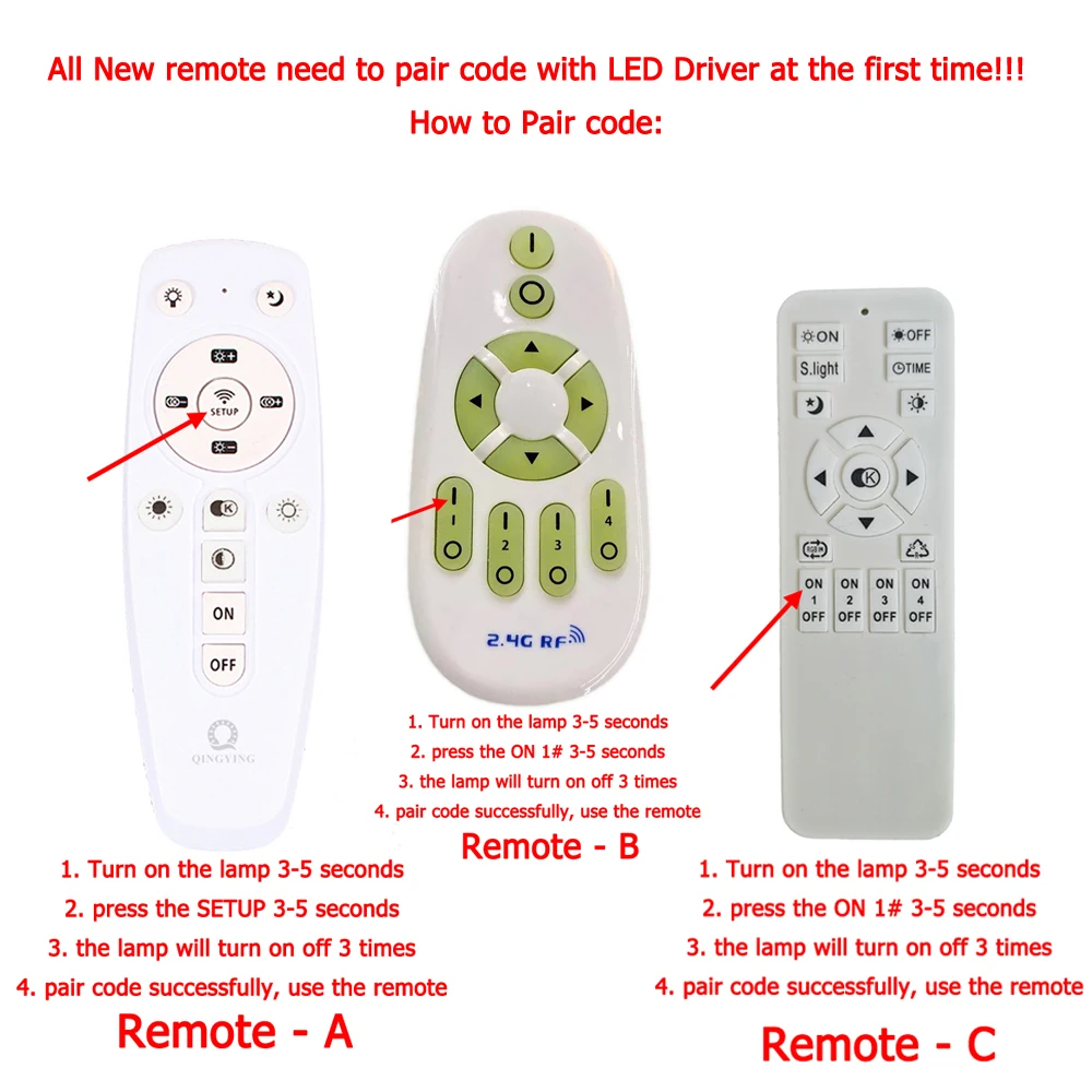 AC110V-220V 18W-108W-150W Output 24V 2.4G Remote Control LED Driver Power Supply For Dual Color LED Strip Dimming Color Changing