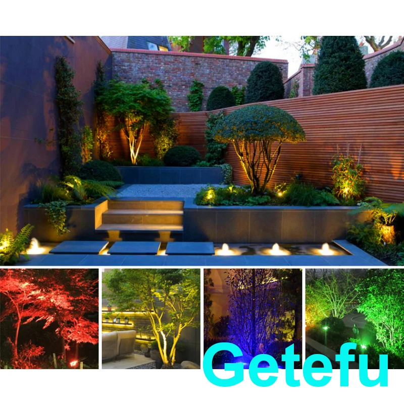 LED COB Spike Lawn Lamp 7W 10W 20W 5W Outdoor Garden Lighting Waterproof Lighting Led Garden Path Spotlights AC85-265V DC12-24V