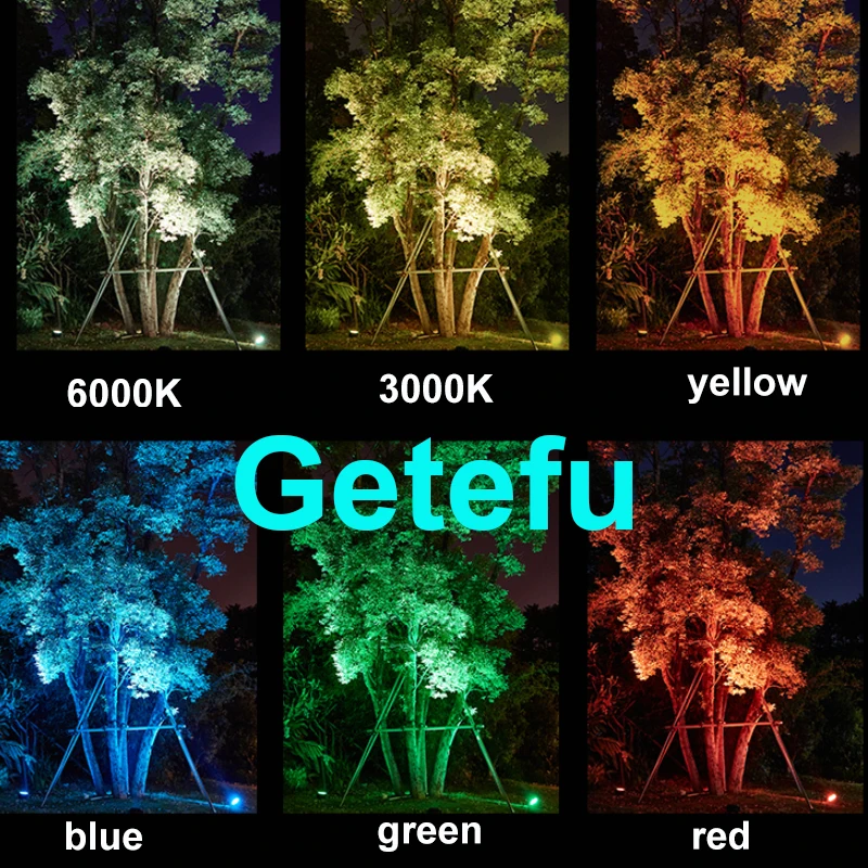 LED COB Spike Lawn Lamp 7W 10W 20W 5W Outdoor Garden Lighting Waterproof Lighting Led Garden Path Spotlights AC85-265V DC12-24V