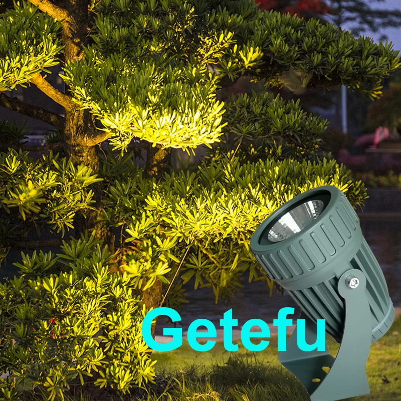 LED COB Spike Lawn Lamp 7W 10W 20W 5W Outdoor Garden Lighting Waterproof Lighting Led Garden Path Spotlights AC85-265V DC12-24V