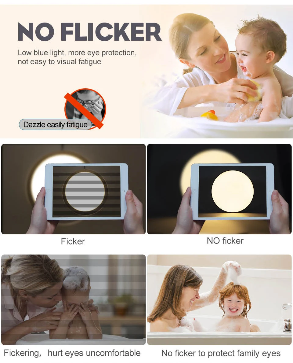 MARPOU 110V 220V 36W 50W 80W Smart Round Ceiling Light with bluetooth APP Remote control Waterproof Ceiling light bathroom