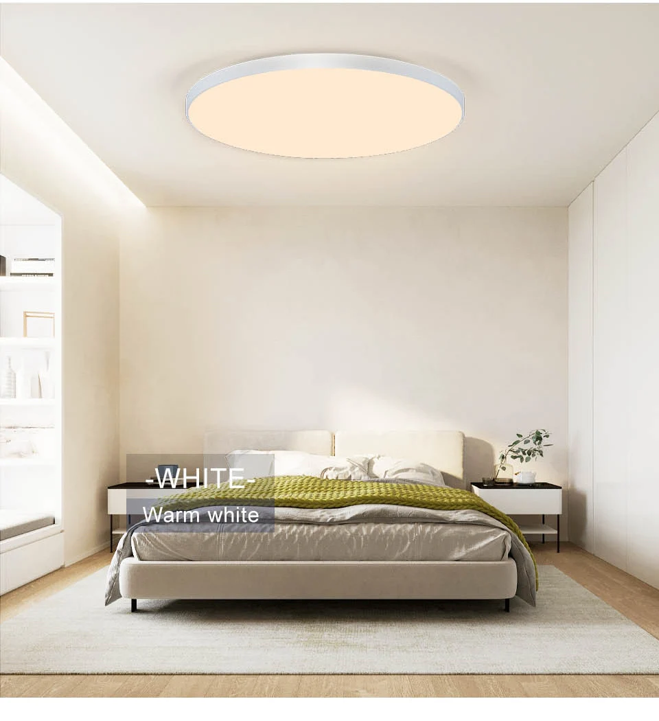 MARPOU 110V 220V 36W 50W 80W Smart Round Ceiling Light with bluetooth APP Remote control Waterproof Ceiling light bathroom