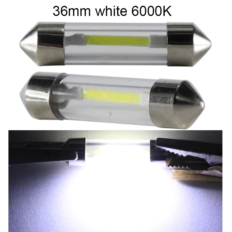 Led Festoon Light 31mm 36mm 39mm 41mm C3W C5W C10W Canbus 6 12 24 V Volt COB License Plate Bulb 6v 12v 24v Interior Doom Lamp