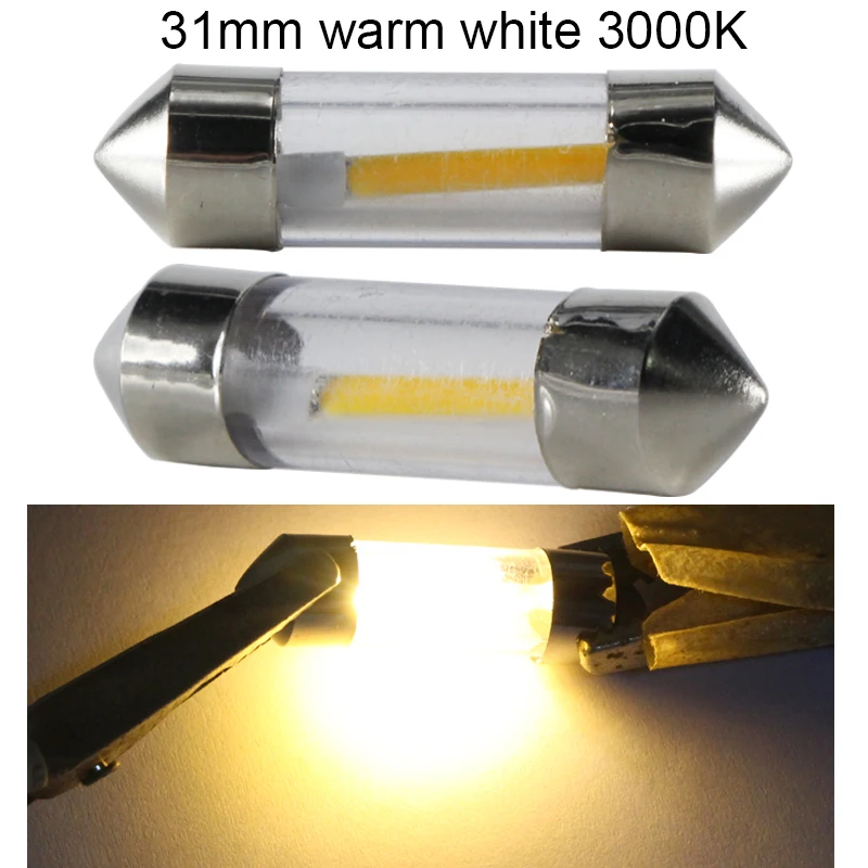 Led Festoon Light 31mm 36mm 39mm 41mm C3W C5W C10W Canbus 6 12 24 V Volt COB License Plate Bulb 6v 12v 24v Interior Doom Lamp