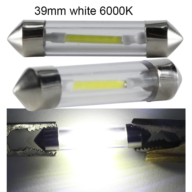 Led Festoon Light 31mm 36mm 39mm 41mm C3W C5W C10W Canbus 6 12 24 V Volt COB License Plate Bulb 6v 12v 24v Interior Doom Lamp