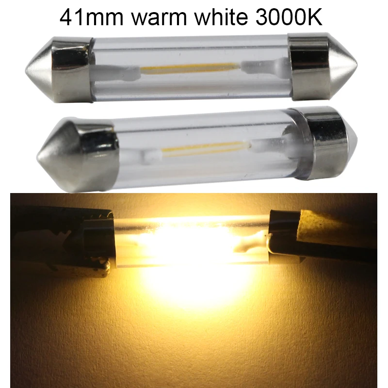 Led Festoon Light 31mm 36mm 39mm 41mm C3W C5W C10W Canbus 6 12 24 V Volt COB License Plate Bulb 6v 12v 24v Interior Doom Lamp