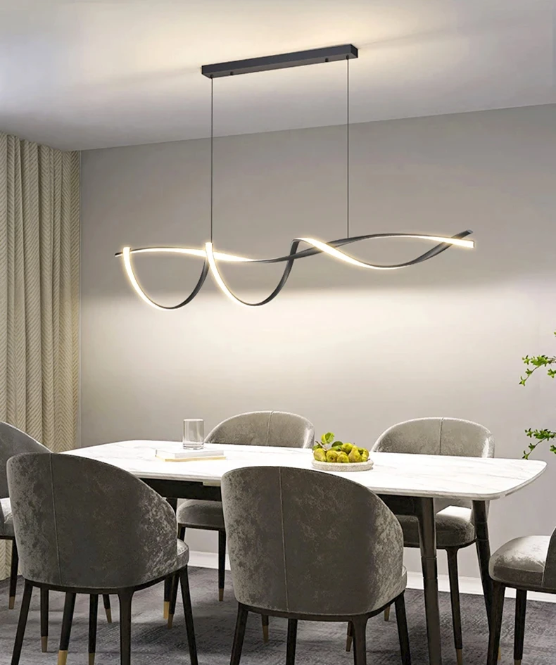 Modern glass home decor led lights pendant light lamps for living room Chandeliers for dining room hanging light indoor lighting