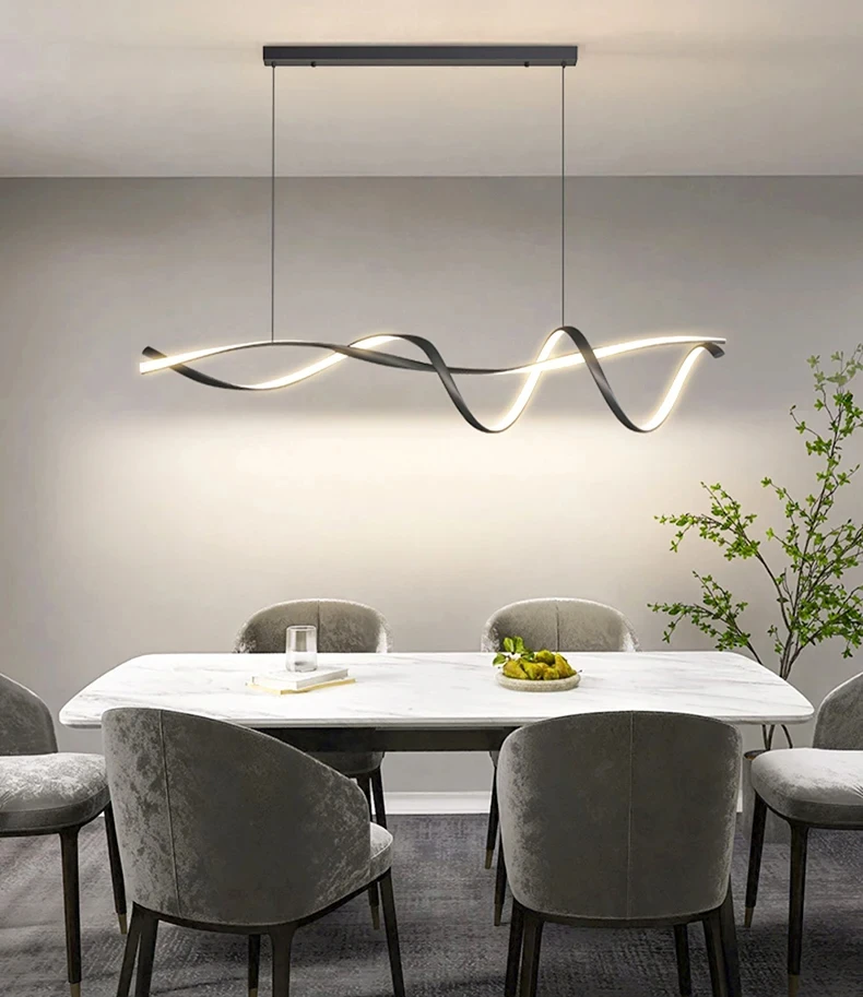Modern glass home decor led lights pendant light lamps for living room Chandeliers for dining room hanging light indoor lighting