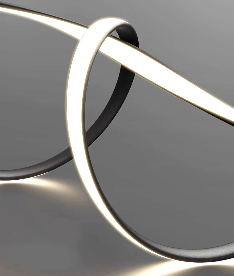 Modern glass home decor led lights pendant light lamps for living room Chandeliers for dining room hanging light indoor lighting