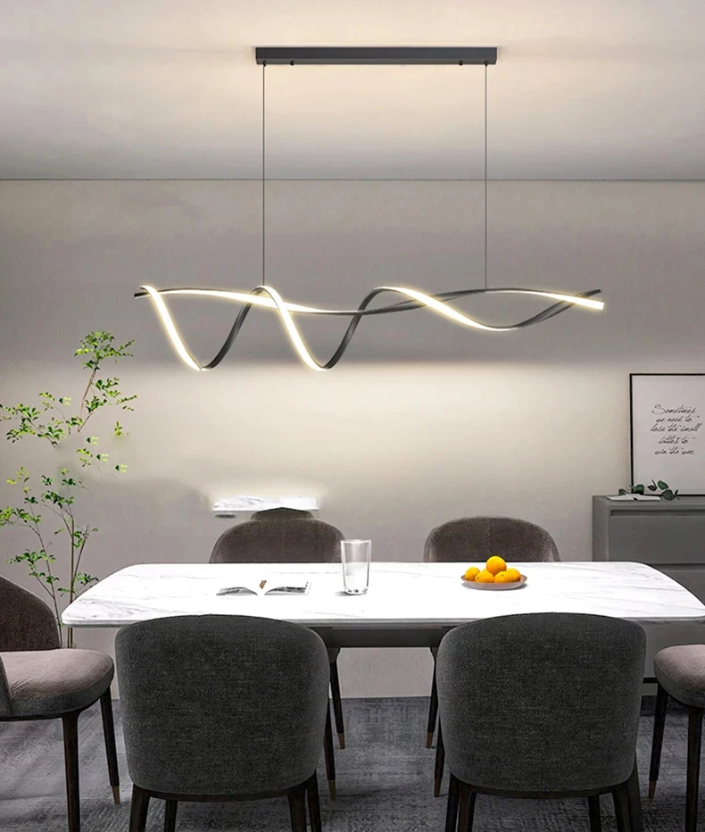 Modern glass home decor led lights pendant light lamps for living room Chandeliers for dining room hanging light indoor lighting