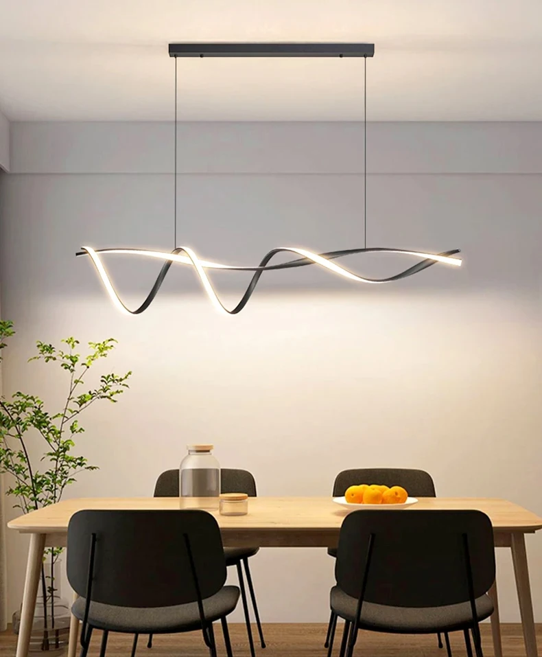 Modern glass home decor led lights pendant light lamps for living room Chandeliers for dining room hanging light indoor lighting