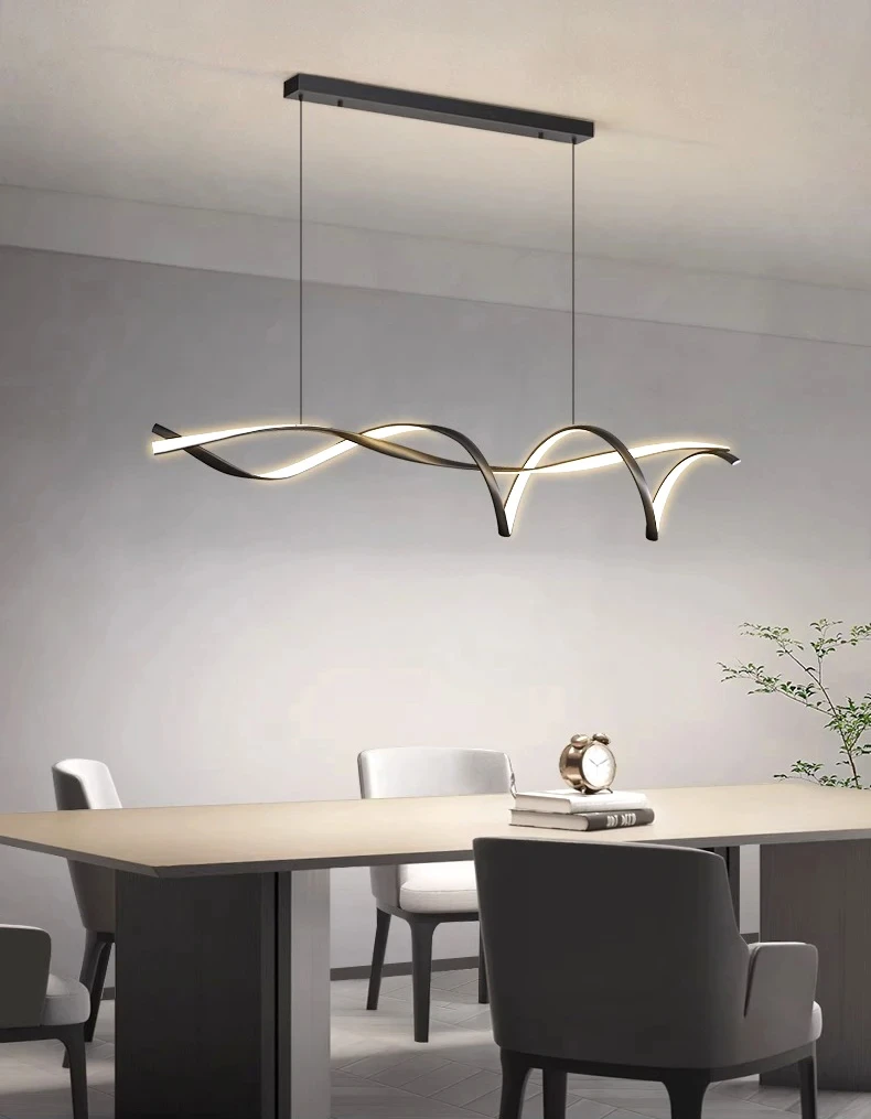 Modern glass home decor led lights pendant light lamps for living room Chandeliers for dining room hanging light indoor lighting