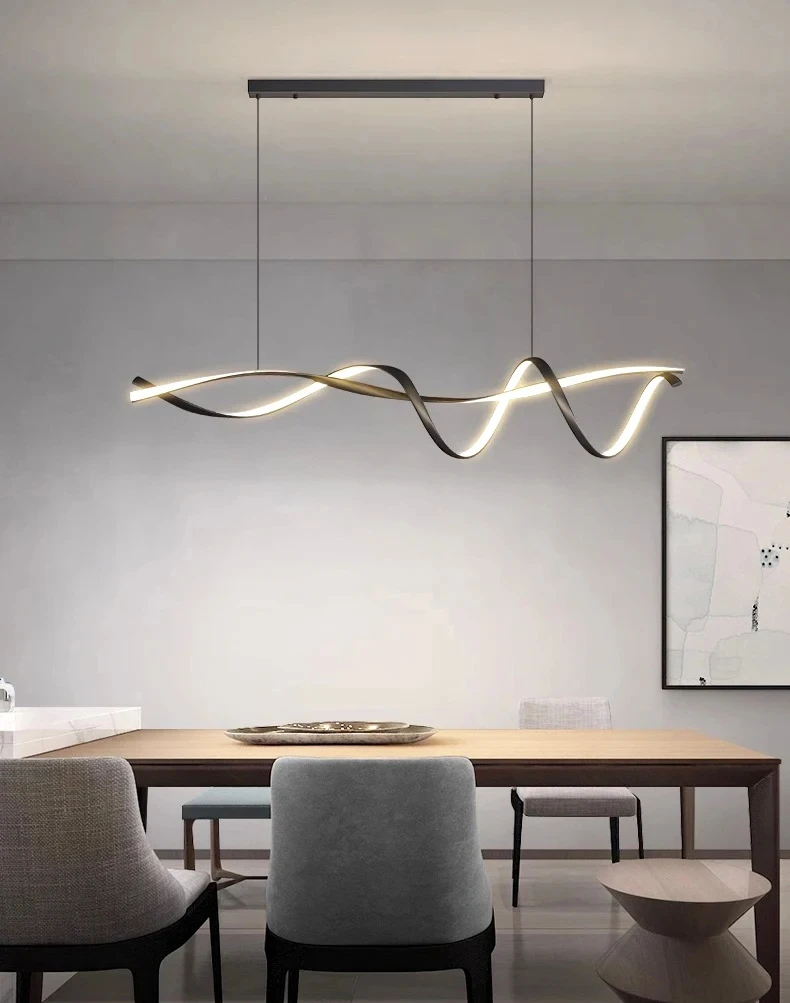 Modern glass home decor led lights pendant light lamps for living room Chandeliers for dining room hanging light indoor lighting