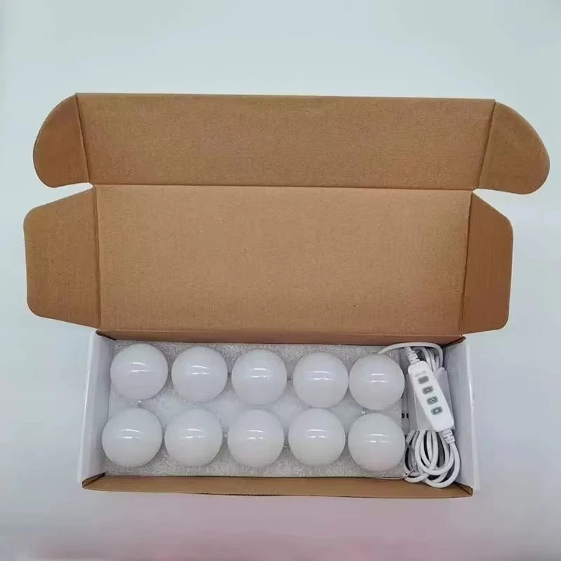 LED Light Paste Mirror Makeup Light Bulbs, Makeup Mirror Vanity Led 5v 2A Light Bulbs, Led Lamp USB Cosmetic Lighted Table,10pcs