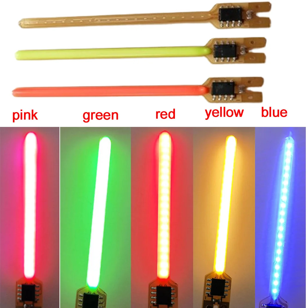 LED COB Meteor Shower Flowing Water Lamp LED Filament DC3V 58mm 70mm Diode Incandescent Light Accessories Christmas Decor Light