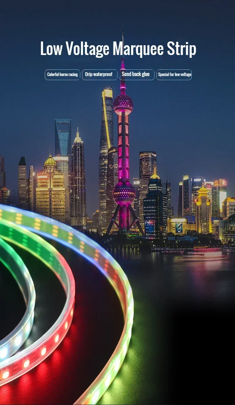 5m RGB Colored Light WS2812B 5050 RGBIC 5V Smart Waterproof LED Strip Individually Addressable IC 30/60/144Pixels/Leds/m Light