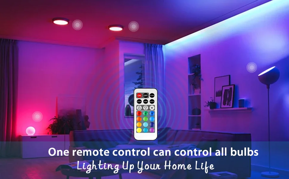 G9 LED Bulb Dimmable,12 Color RGB+Warm White 3000K Color Changing with IR Remote Control Control, AC100-240V, Halloween,1 Pack