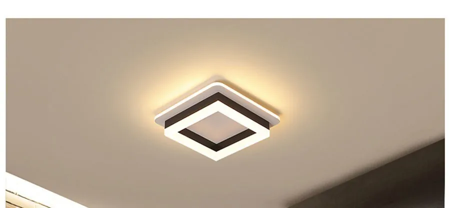 Modern LED Chandelier Indoor Lighting For Corridor Hallway Surface Mounted Acrylic Ceiling Light Dimmable Lamp Lustres HOME Deco