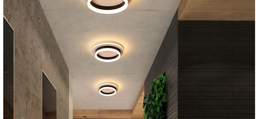 Modern LED Chandelier Indoor Lighting For Corridor Hallway Surface Mounted Acrylic Ceiling Light Dimmable Lamp Lustres HOME Deco