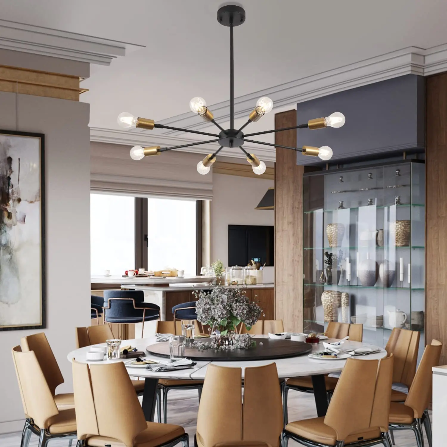 Living Room Ceiling Lamp Modern Chandelier Home Lighting E27 Mounted for Bedroom Dining Room Corridor Light Balcony Lights