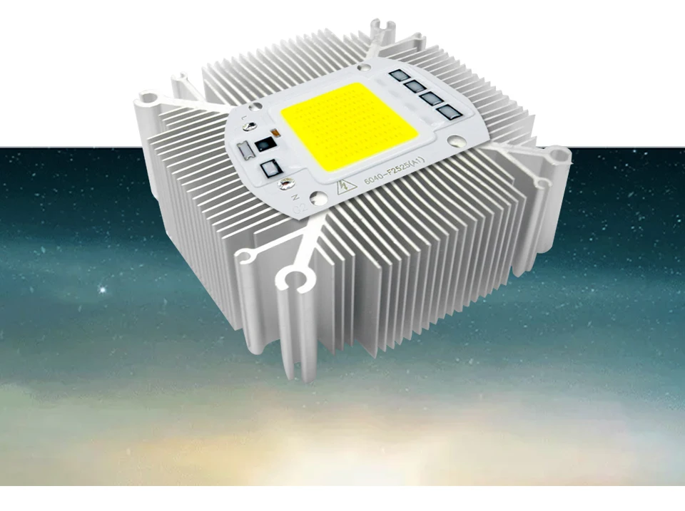 6PCS/lot COB LED Lamp Chip Diode Grow Plant Light AC 110V 220V 10W 20W 30W 50W LED Beads Lamp Box Full Spectrum No Need Driver