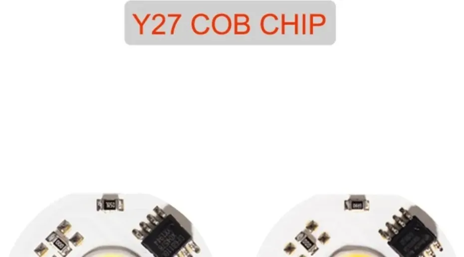 6Pcs/lot LED 3W 5W 7W 10W 12W COB Chip Lamp 220V Smart IC No Need Driver LED Bulb For Flood Light Cold White Warm White