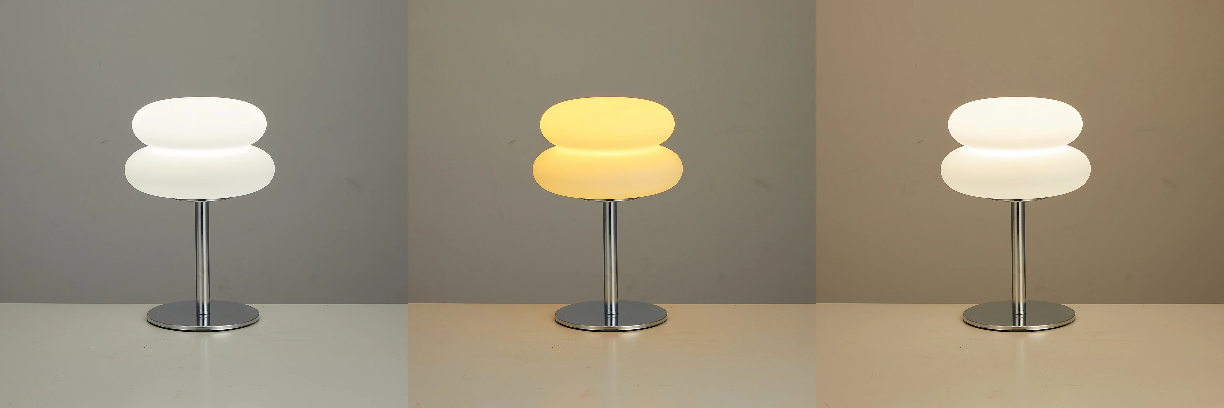 Bedroom Bedside Lamp Creamy Style Table Lamp USB Plug Tri Color Dimming Living Room Study Atmosphere Light