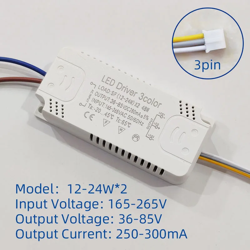 LED Driver Adapter For LED Lighting 12W 24W 30W 36W 50W 100W AC220V Non-Isolating Transformer For LED Ceiling Light Replacement