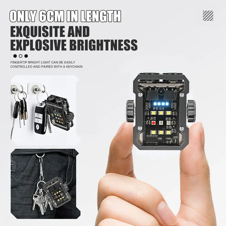 Multifunctional COB Flashlight Super Bright Powerful Pocket Torch Light LED Linterna COB Portable Clip on Emergency Flashlights
