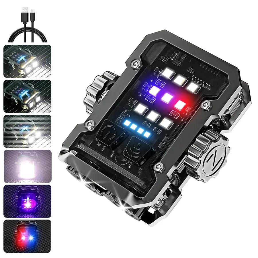 Multifunctional COB Flashlight Super Bright Powerful Pocket Torch Light LED Linterna COB Portable Clip on Emergency Flashlights