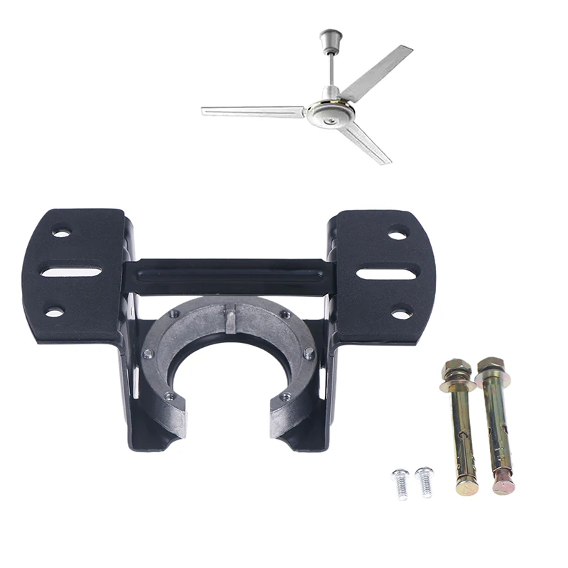 Full Set Ceiling Fan Light Fixture Mounting Bracket with Thick/Thin Rod Holder, Universal Screw Fittings and Lamp Base Gear