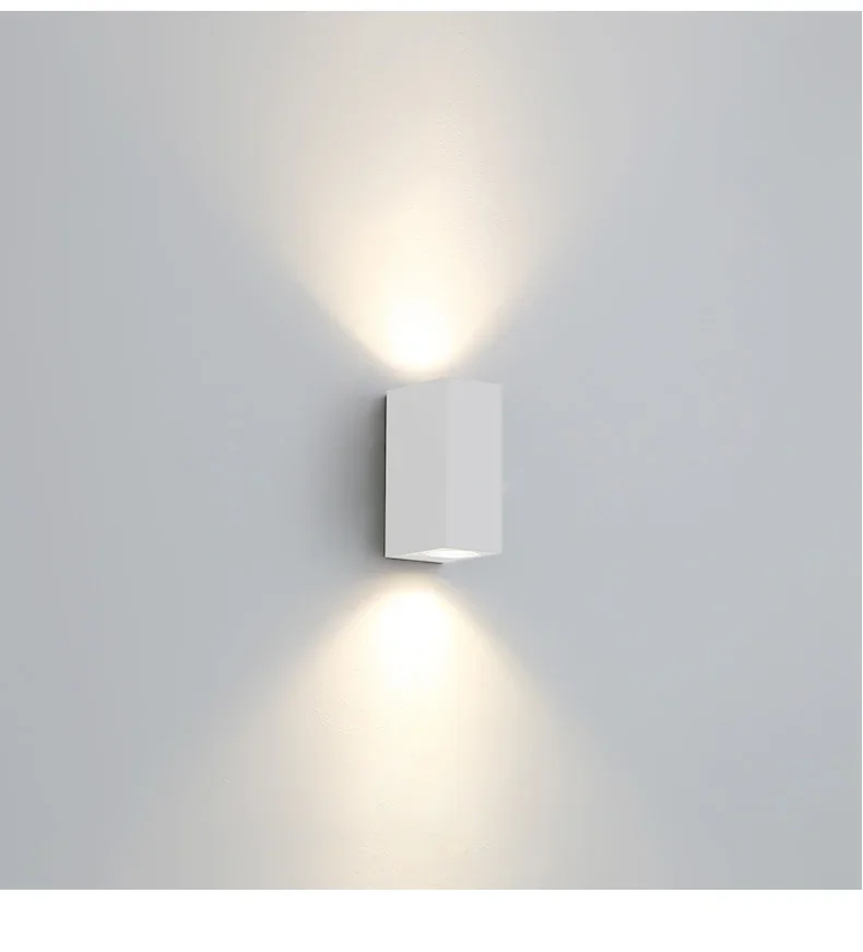 GU10 Base Outdoor Waterproof Wall Lights Garden Porch Wall Lighting LED Wall Lamps AC86-265V Indoor Bedroom Bedside Decorati