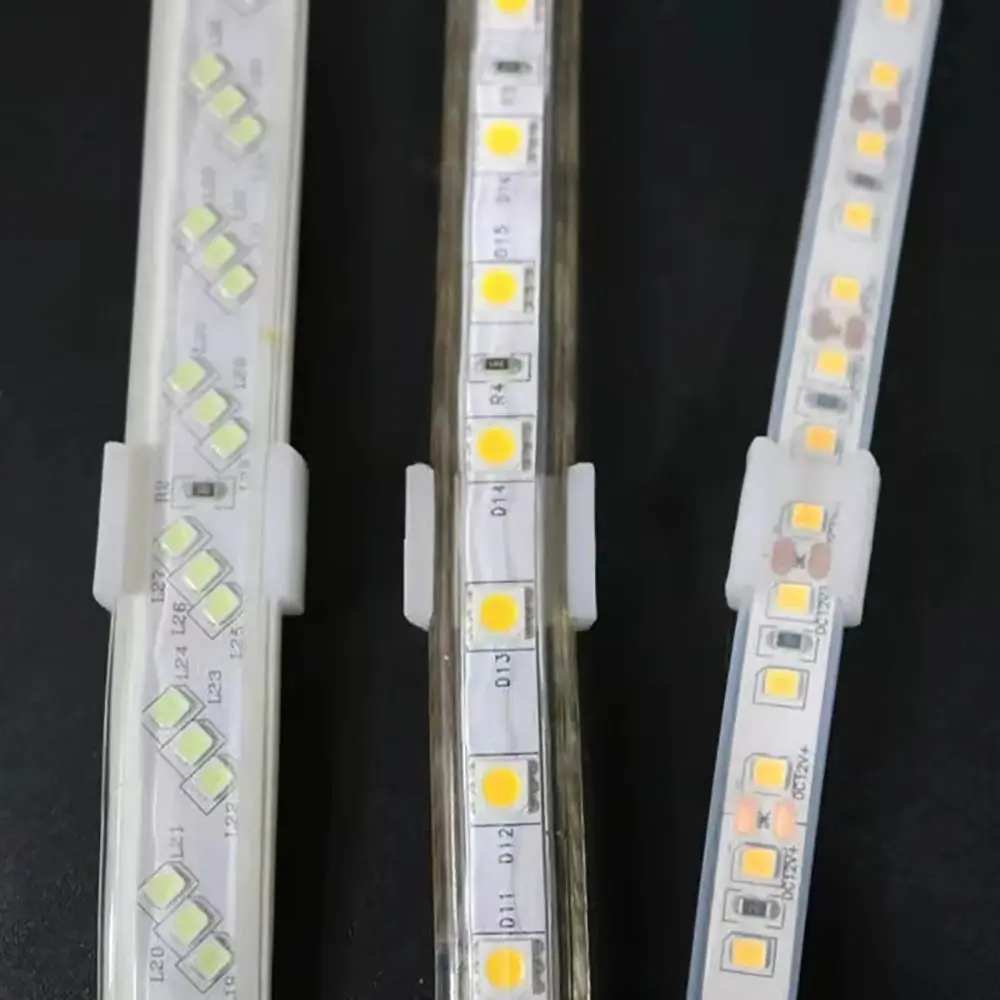 100Pcs 8-20mm LED Strip Fixed Clips Holder For Fixing 2835 Neon Light 5050/5730/2835 220V Flexible COB Plastic Mounting Buckle