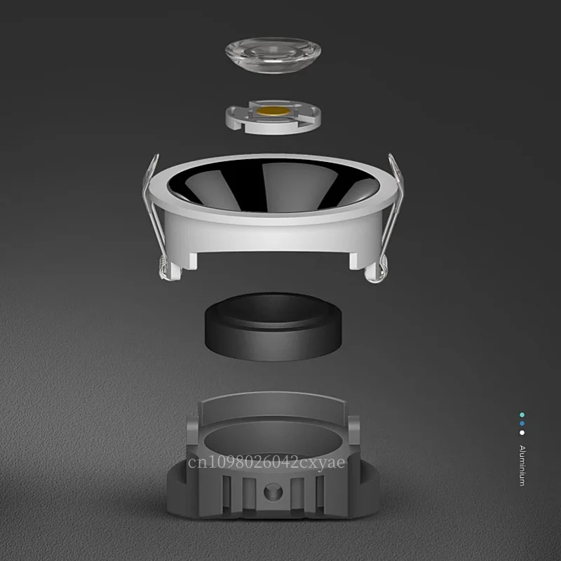 Graffiti Smart LED Ceiling Light COB Downlight Adjustable Spotlight Zigbee 3.0 Embedded Kitchen Indoor Lighting Bulb