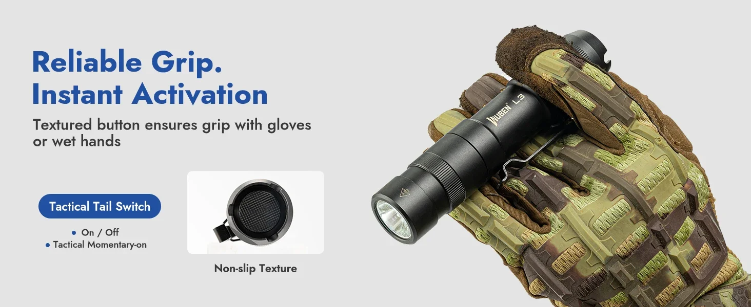 WUBEN PL01 Pen Light, 650 Lumens Pocket EDC Flashlight Rechargeable, IP68 waterproof, Compatible 2 AAA Battery for Home, Outdoor