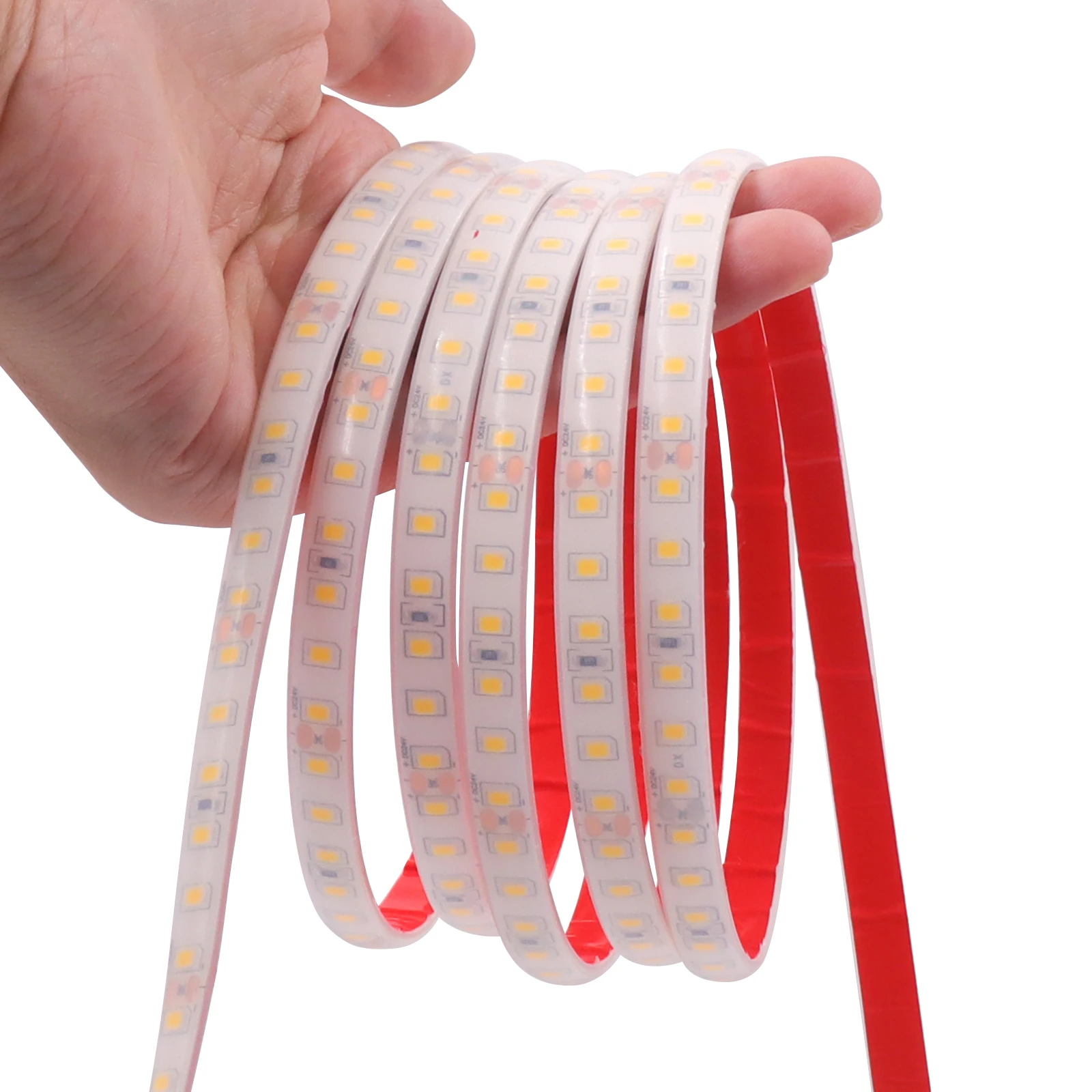IP68 Waterproof LED Strip 12V 2835 120Leds/m Flexible Tape Outdoor Home Decor 0.5m-10m Ribbon Rope LED Lights 3000k 4000k 6000k