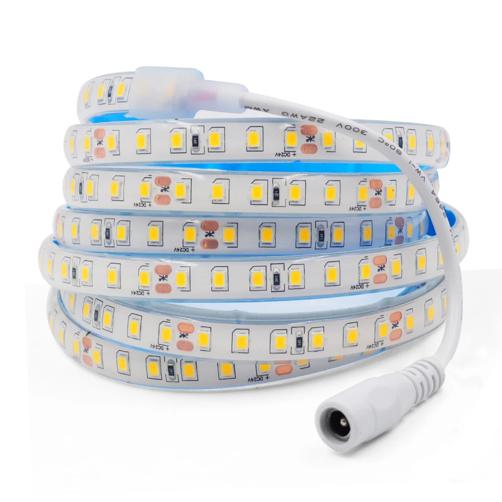 IP68 Waterproof LED Strip 12V 2835 120Leds/m Flexible Tape Outdoor Home Decor 0.5m-10m Ribbon Rope LED Lights 3000k 4000k 6000k