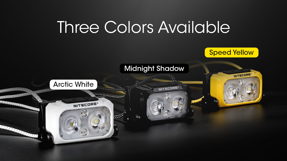 NITECORE NU21 Outdoor Headlamp Ultra Lightweight Dual Beam White Red Light 360 Lumens USB-C Rechargeable Portable Headlight