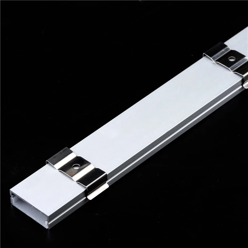 10-100PCS DHL 1m LED Strip Aluminum Profile 5050 5730 LED Hard Bar Light LED Bar Aluminum Channel Housing With Cover End Cover